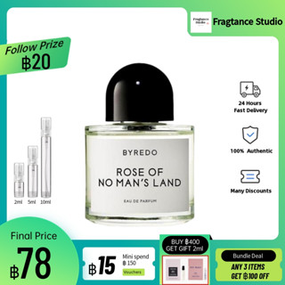 【แท้ 100%✨】ข้อเสนอพิเศษ❗ Byredo Rose Of No Mans Land EDP 2ml/5ml/10ml สปอตสินค้า น้ำหอม unisex กลิ่นหอมติดทนนา💕💕