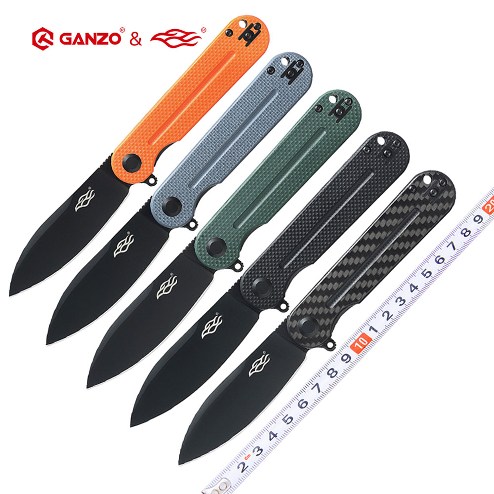 Ganzo Firebird FBKNIFE FH922PT D2 ใบมีด G10 หรือ CF จับมีดพับเครื่องมือการอยู่รอดมีดพกพายุทธวิธี edc