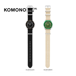 KOMONO Watch Ray Venture Nato นาฬิกาแฟชั่น/ทำงาน ผู้ชาย ทรงกลม หน้าปัดหมุนได้