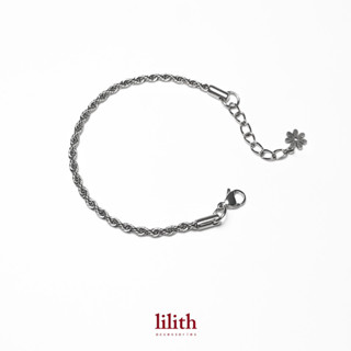 Lilith - Rope Bracelet Stainless Steel สร้อยข้อมือ สแตนเลส ลายเชือก