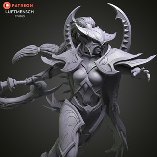 [โมเดลไม่ทำสี] Warden [Warcraft] 3D printing model