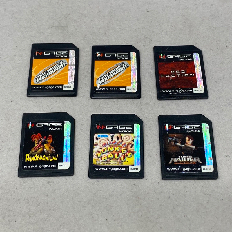 (NG1) การ์ดเกมส์โนเกียแท้ ไม่มีกล่อง | NOKIA N-GAGE Original card Game