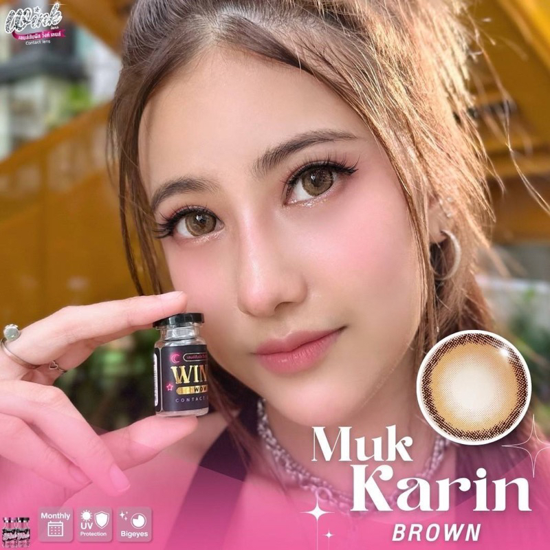 Eye Care 49 บาท คอนแทคเลนส์ wink Mukkarin ขนาดกลาง Health