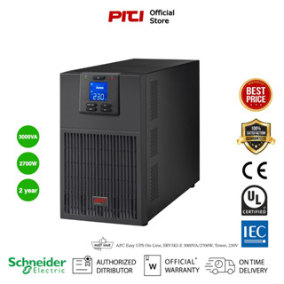 APC Easy UPS On-Line, SRV3KI-E  3kVA/2700W, Tower, 230V, 6x IEC C13 + 1x IEC C19 outlets, Intelligent Card Slot, LCD