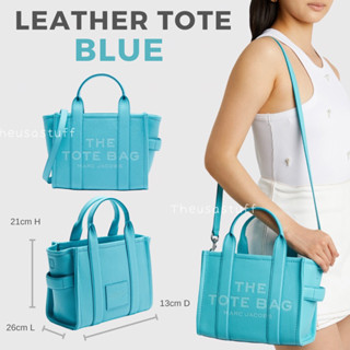 📍Pre-Order📍สี Blue Leather Tote