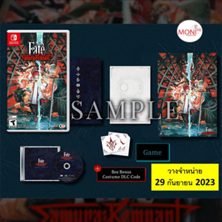 [พร้อมส่ง 29 กันยายน 2023] เกมส์ FATE Samurai Remnant (R3 Asia) (EN) แผ่น Nintendo Switch Game