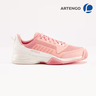 รองเท้าเทนนิสแบบผูกเชือกสำหรับเด็ก รุ่น TS500 Fast JR (สีชมพู Pinkfire) ARTENGO