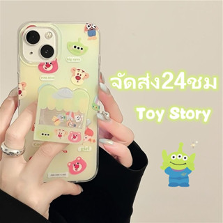 🔥จัดส่ง24ชม🔥iPhone11 12 13 14 Pro max case for เคสไอโฟน11 บางเบาพกพาง่าย การ์ตูน ToY Story ขาตั้งมือถือ วัสดุIMD Case