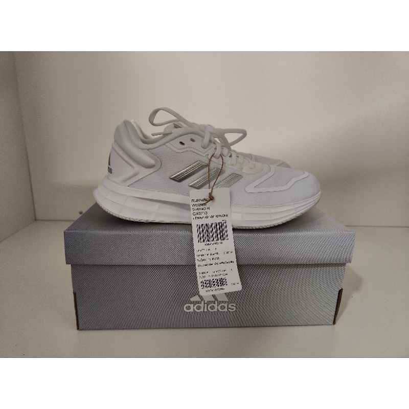 (โค้ดลด/เงินคืน 20-30% สูงสุด 1000) Adidas วิ่ง รองเท้า Duramo SL 2.0 ผู้หญิง สีขาว Size 6 UK มือ1 S