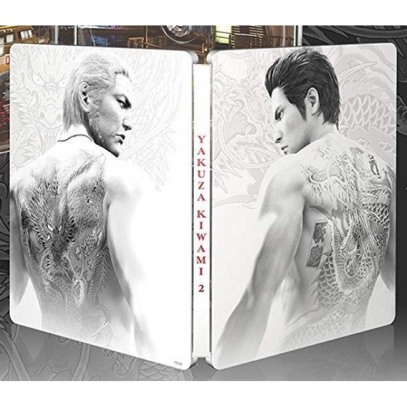 [มือสอง] [สภาพดี] [ของแท้💯] กล่องเหล็ก ใส่แผ่นเกม PS4 &amp; PS5 Yakuza Kiwami 2 SteelBook