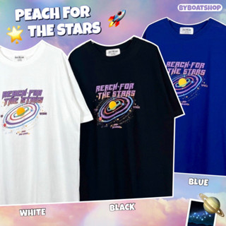 #พร้อมส่ง เสื้อยืด oversize สกรีนลาย Star 🌟🚀 (ผ้าคอตตอน💯) อก44 ยาว28