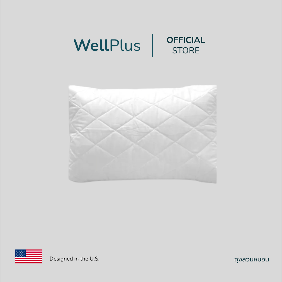 WellPlus ถุงสวมหมอน กันเปื้อน คลุม Hollow Conjugate