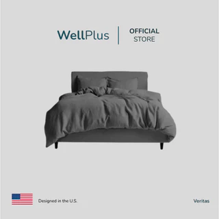 WellPlus ชุดที่นอน Veritas ใหม่นุ่มมาก ชุดผ้าปูที่นอน 6 ฟุต 5 ฟุต 5 ชิ้น + ผ้านวม 100"x90" *(เซ็ตผ้าปูเย็นไม่มีผ้านวม)*