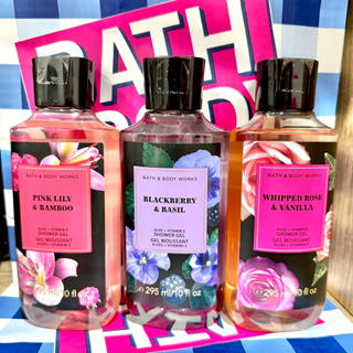 Bath and Body Works กลิ่น  Pink Lily &amp; Bamboo เจลอาบน้ำผสมน้ำหอมของแท้Shopไทย/พร้อมส่ง