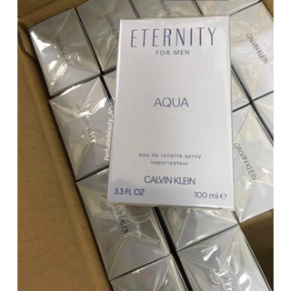 CK Eternity Aqua For Men 100ml. (EDT) กล่องซีล แท้100%