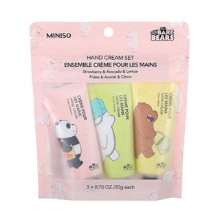 Miniso ครีมทามือ We Bare Bears Hand Cream Set✨