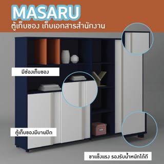 ตู้สำนักงาน รุ่น Masaru (H6-G02-22) FULLHOUSE