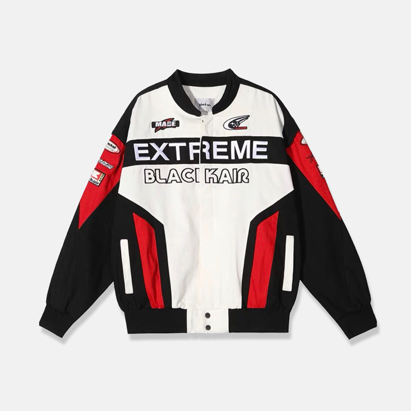 RACER JACKET เสื้อเเจ็คเก็ตเเนวนักเเข่ง ✮