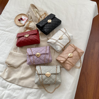พร้อมส่ง***กระเป๋าแฟชั่น สะพายข้าง หนัง PU อ่อนนิ่ม