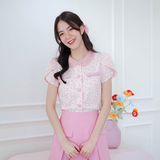 03-281 Sweet Mello Pink Blouse - 5 ไซส์