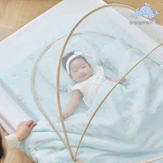 DreamWhale มุ้งกันยุง มุ้งโปร่งทรงโดมมินิมอล ตาข่ายนุ่มละเอียดไม่กระด้าง โล่งโปร่งเย็น พกพาสะดวก กางเงียบไร้เสียง ซักได้
