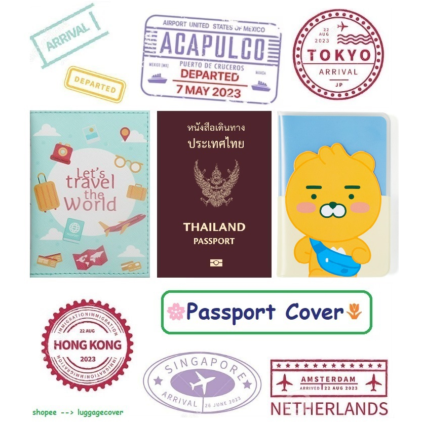 Passport Cover เคสใส่ passport-หนังสือเดินทาง / Passport Holder
