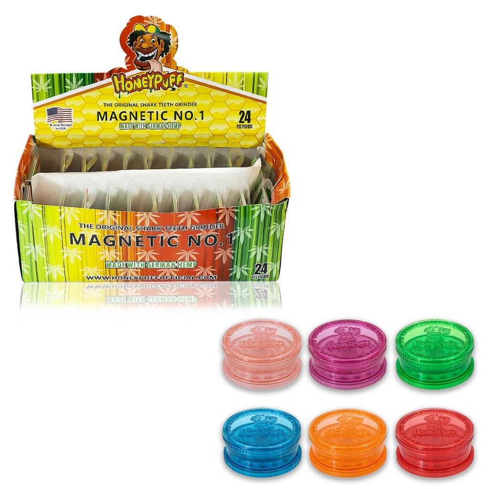 ็Grinder HoneyPuff ที่บดสมุนไพรพลาสติก