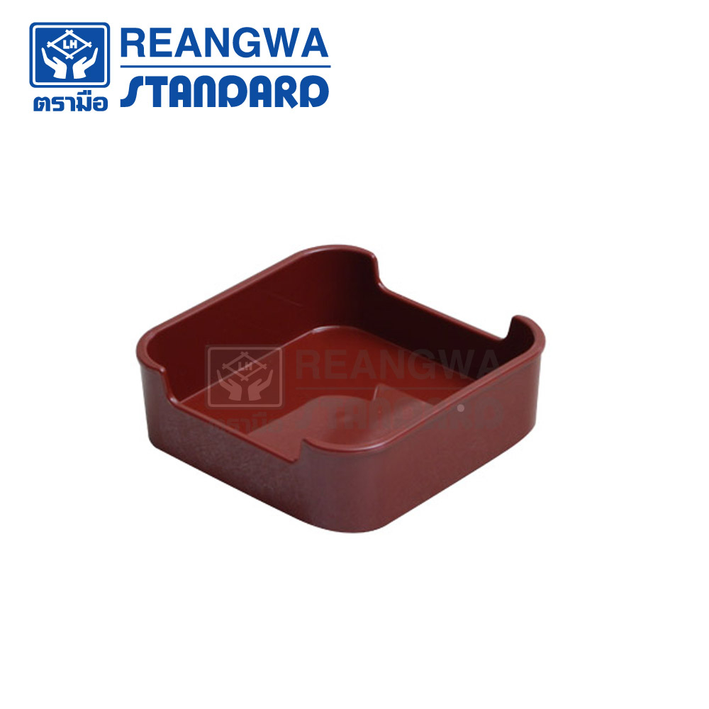 REANGWA STANDARD ถาดคอนโดสุกี้ ถาดชาบู ขนาด 4.5 นิ้ว (แพ็ค 6 ใบ) มี 2 - RW 1461 สีแดง / สีดำ
