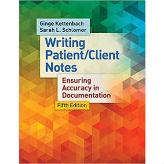 Writing Patient/Client Notes: Ensuring Accuracy in Documentation (Paperback) ISBN:9780803638204