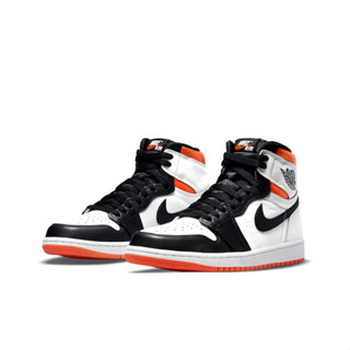 （ของแท้ 100 %）Jordan Air Jordan 1 Retro High “Electro Orange” 555088-180