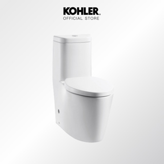 KOHLER Karess 1-PC 3/4.8L with Quiet Close Seat สุขภัณฑ์แบบชิ้นเดียว รุ่น คาเรส พร้อมฝารองนั่งแบบกันกระแทก K-3902X-S-0