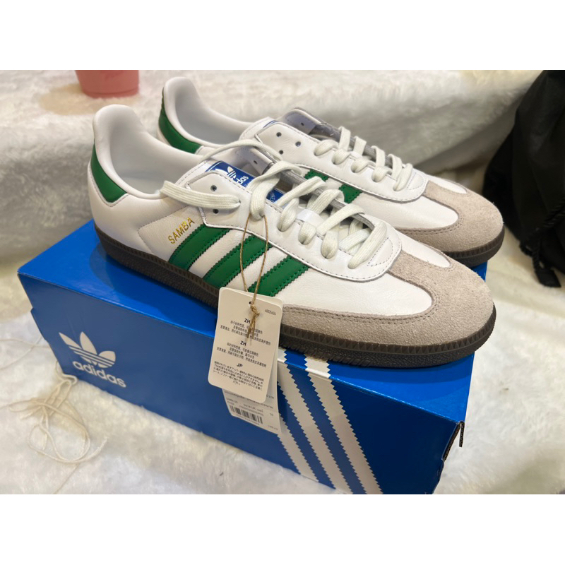 ใบเสร็จไทย New Adidas samba og white green US10.5 eur44.5 UK10 28.5cm