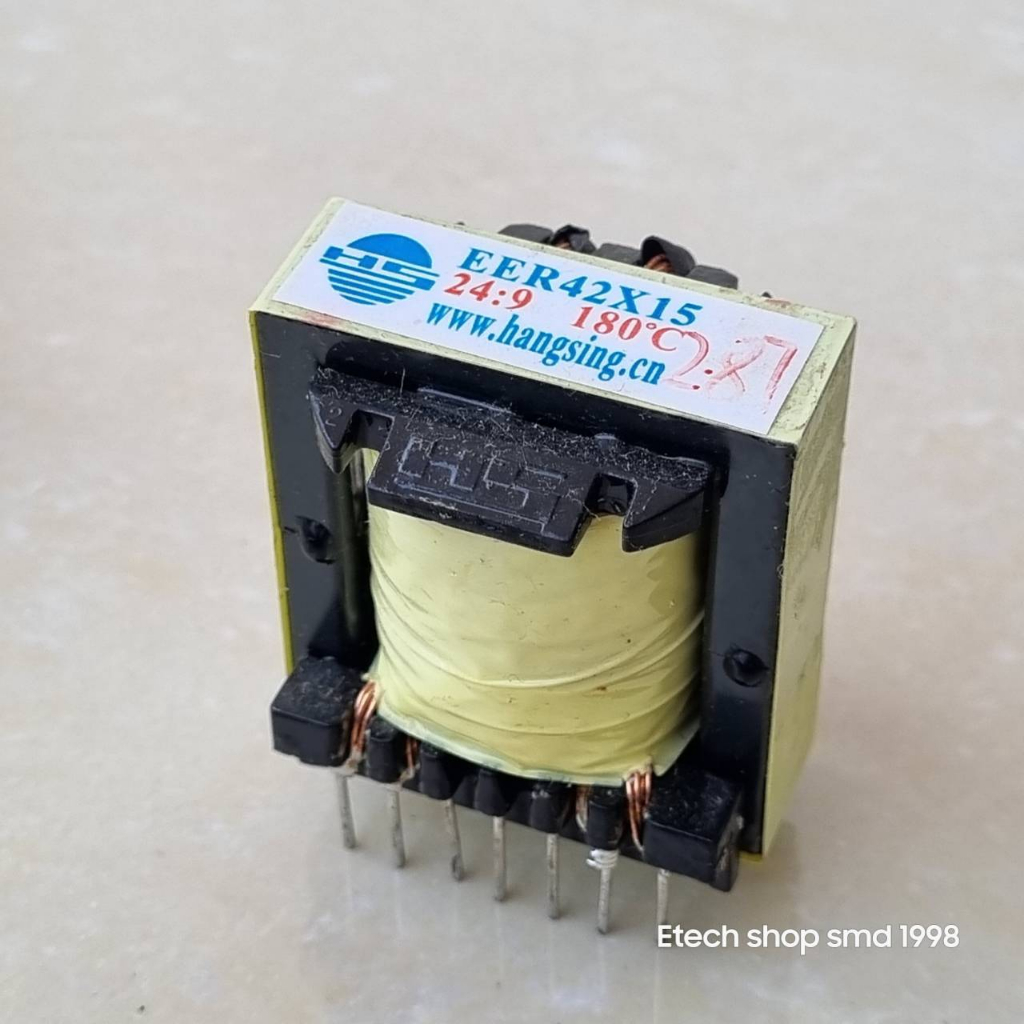 EER42x15 24:9 เครื่องเชื่อมอินเวอร์เตอร์ หม้อแปลงไฟฟ้า ลวดทองแดง 180 องศา