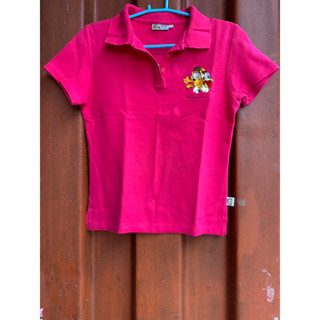 เสื้อยืด สีชมพู GARFIELD ใหม่แท้
