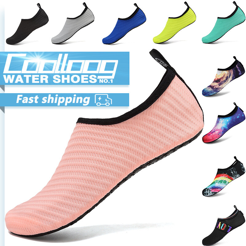 Coolloog ใส่ได้ทั้งหญิงและชาย สีพื้น รองเท้าชายหาด