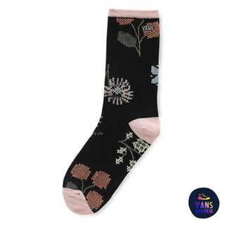 [ของแท้ ส่งฟรี จากไทย] VANS TICKERTICKER SOCK 6.5-10, 1PK BLACKROSE SMOKE SOCK