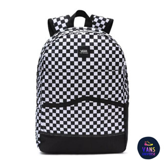 [ของแท้ ส่งฟรี จากไทย] VANS CONSTRUCT SKOOL BACKPACK - BLACK-WHITE CHECK