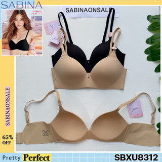 รหัส SBXU8312 Sabina ซาบีน่า เสื้อชั้นใน (ไร้โครง) SEAMLESS FIT รุ่น Pretty Perfect รหัส SBXU8312CD สีเนื้อ