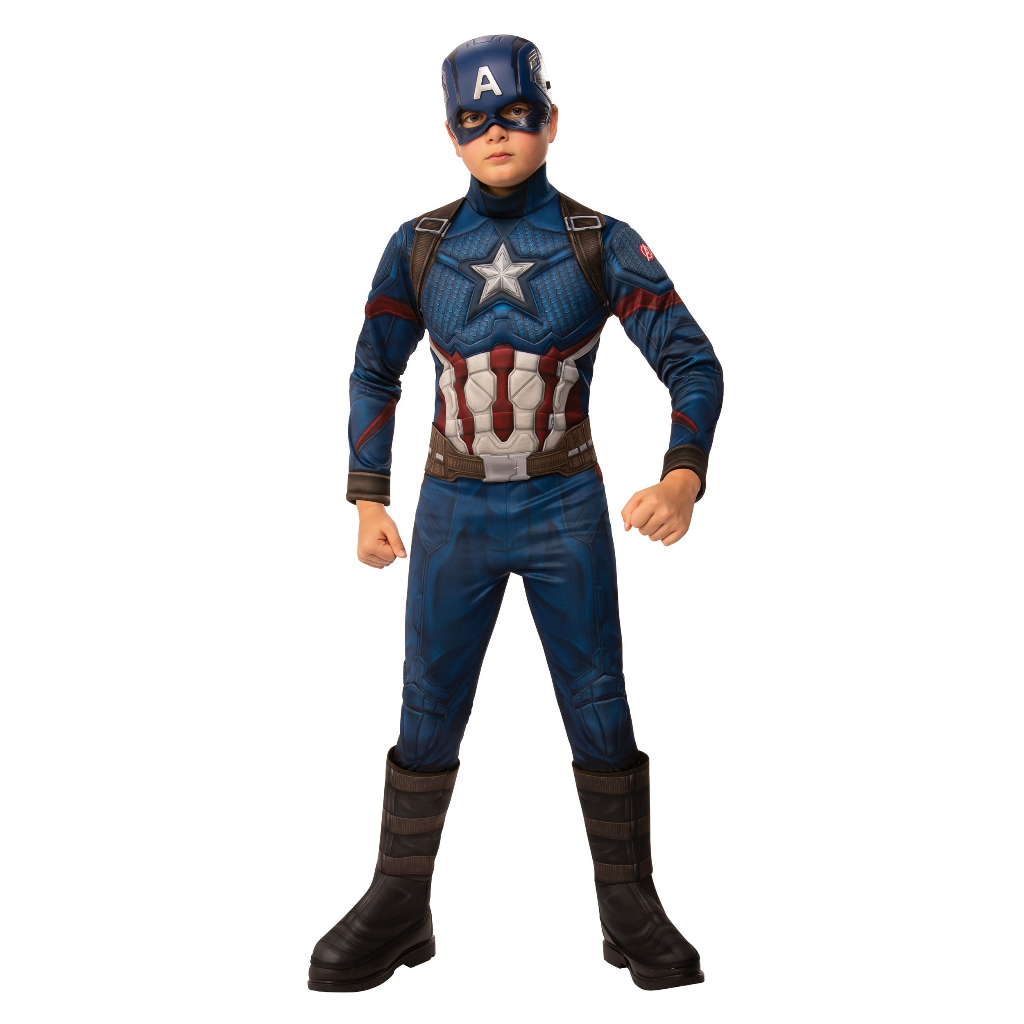ชุดแฟนซีเด็กชาย Boys Deluxe Captain America Avengers Endgame Costume ไซส์ S(3-4 ปี)