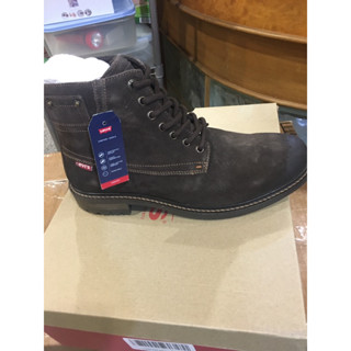 รองเท้า Levi’s Sheffield-Suede Brown boots