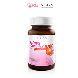 VISTRA Gluta Complex 1000 Plus Red Orange Extract 30 Capsules