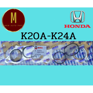 ประเก็นไอดี-ไอเสีย+ยางโอริง HONDA K20A-K24A ACCORD CR-V 2400CC 2006 STREAM ACCORD INTEGRA TYPE-R RSX VTEC ยี่ห้อ skl