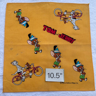 Tom&amp;Jerry ผ้าเช็ดหน้า ทอมแอนด์เจอรี่