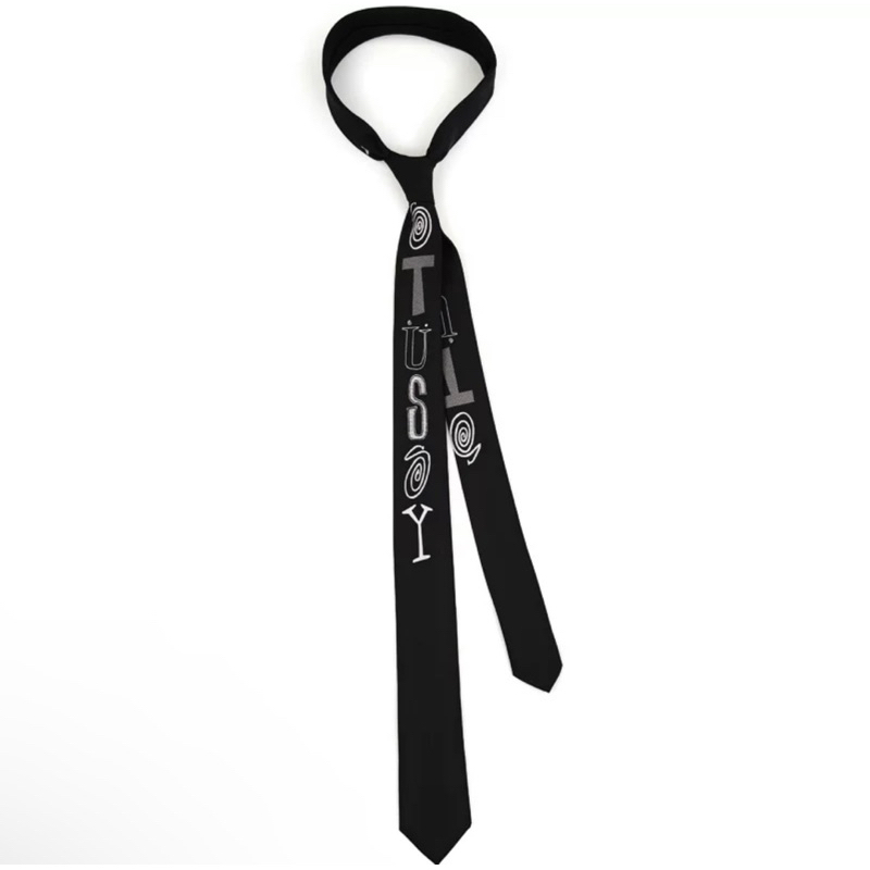 (พร้อมส่ง)Necktie stussy แฟชั่นเรียบหรูมีสไตล์งานดีที่สุด