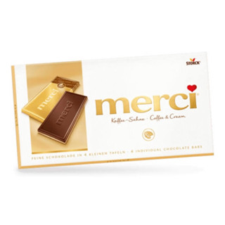 พร้อมส่ง Merci chocolat coffee 100g. ช็อกโกแลตคอฟฟี่ นำเข้าจากเยอรมัน🇩🇪