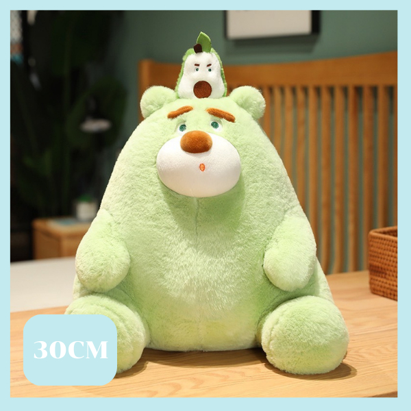 [กรอกโค้ด INC233YY รับส่วนลด20%] หมีอโวคาโด้ 30CM หมีตัวอ้วนอโวคาโด้ตัวจิ๋ว นุ่มเด้ง เขียนการ์ด ของขวัญวันเกิด