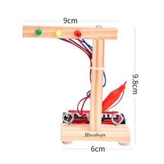 Diy สัญญาณไฟจราจร ไฟเขียวไฟแดงประกอบ สําหรับใช้ในการทดลองวิทยาศาสตร์ ( Wave ) ของเล่นใช้ทดลองต่อวงจรไฟฟ้า