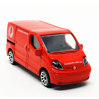 Majorette Renault Traffic - Auspost Red ล้อ 5U Scale 1/64 (8cm) ไม่มี package