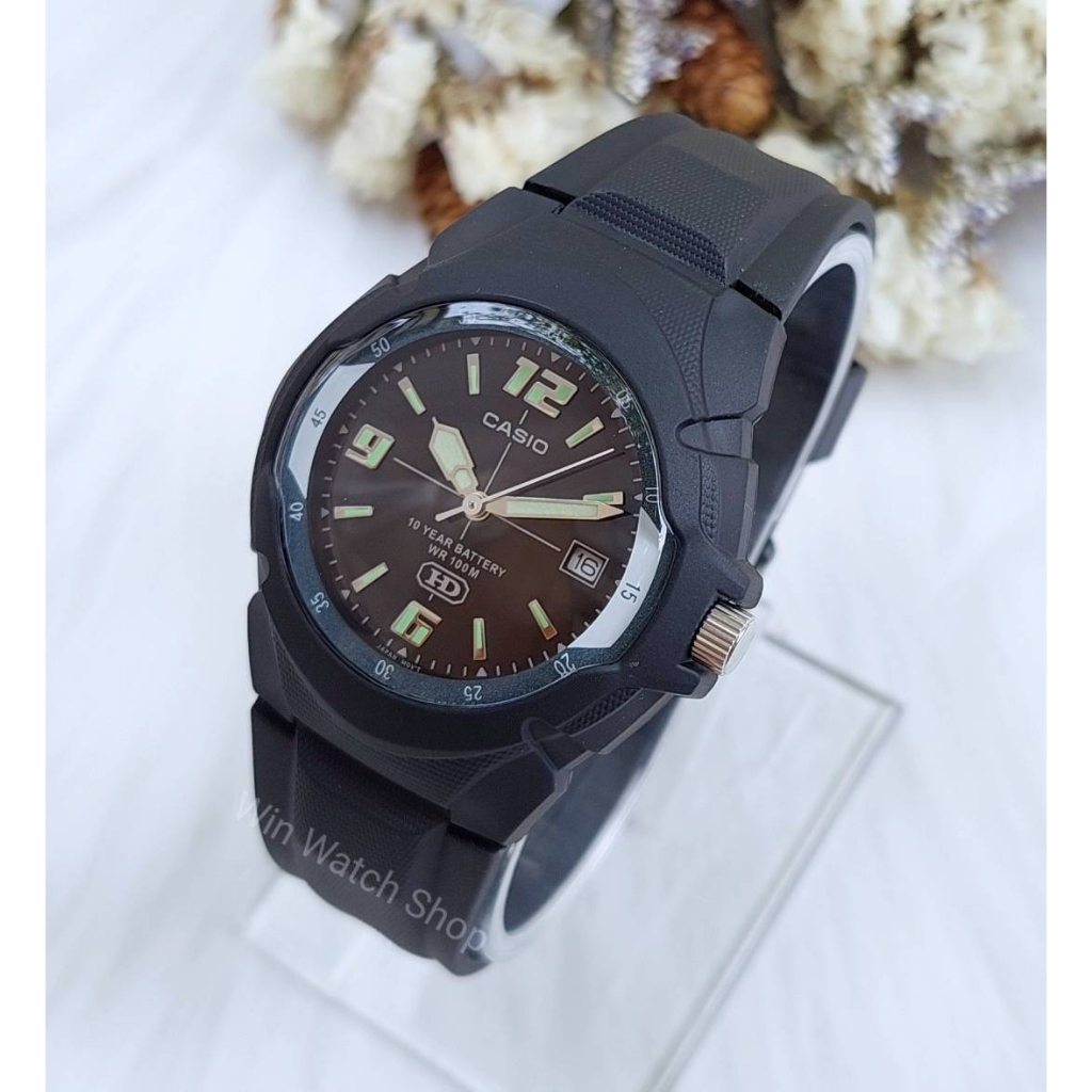 นาฬิกา Casio รุ่น MW-600F-1A นาฬิกาผู้ชาย สายเรซิ่น กันน้ำ 100 เมตร -ของแท้ 100% รับประกันสินค้า 1ปีเต็ม