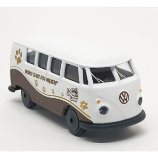 Majorette Volkswagen T1 - Scoopee Doo White/Brown ล้อ VINB Scale 1/59 (8cm) ไม่มี package